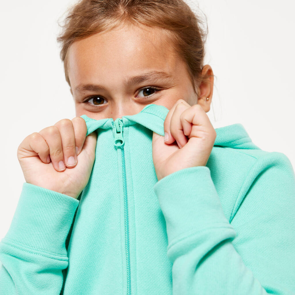 Kids' Zip-Up Sweatshirt - Mint Green